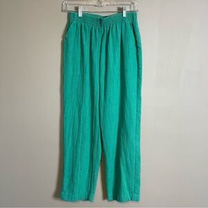 Vintage Cricket Lane Pull On Pants Modern Size XS Green Granny Core Casual